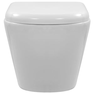 Wand-WC ohne Spülrand Keramik Weiß