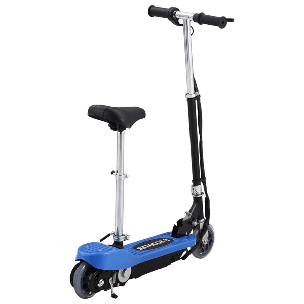 E-Scooter mit Sitz - 120W Blau