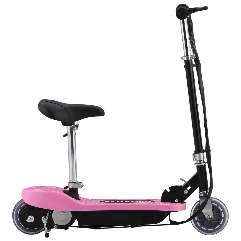 Rosa Elektroroller mit Sitz 120W