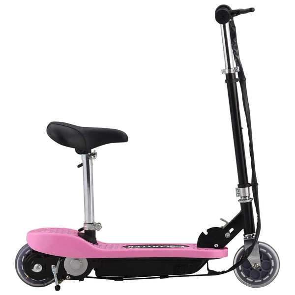 Rosa Elektroroller mit Sitz 120W