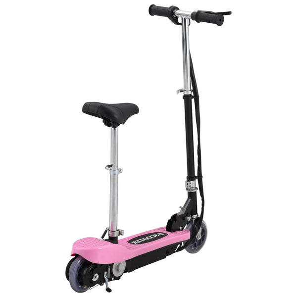 Rosa Elektroroller mit Sitz 120W
