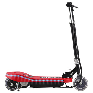 Roter E-Scooter mit LED 120W für Kinder