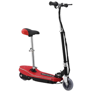 Kinder E-Scooter mit Sitz & LED - Rot