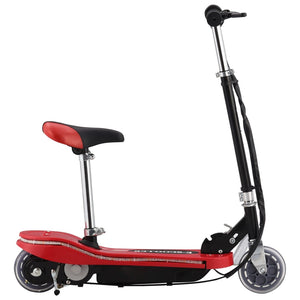 Kinder E-Scooter mit Sitz & LED - Rot