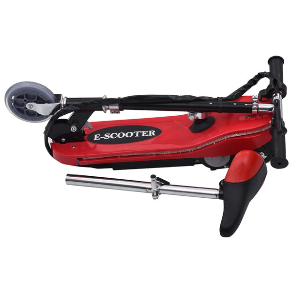 Kinder E-Scooter mit Sitz & LED - Rot