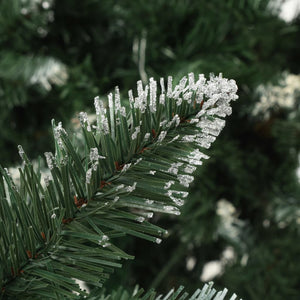 Künstlicher Weihnachtsbaum Kiefernzapfen Weißem Glitzer 150 cm