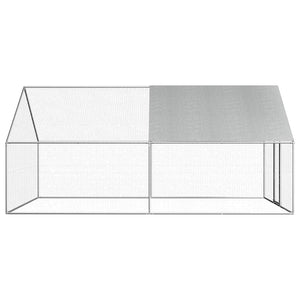 Outdoor-Hühnerkäfig 2,75x4x1,92 m Verzinkter Stahl