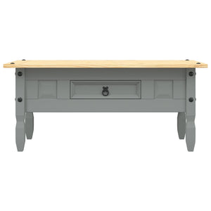 Couchtisch Mexiko-Stil Kiefernholz Grau 100x55x44 cm
