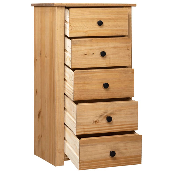 vidaXL Commode 46x40x89 cm Bois de pin Panama