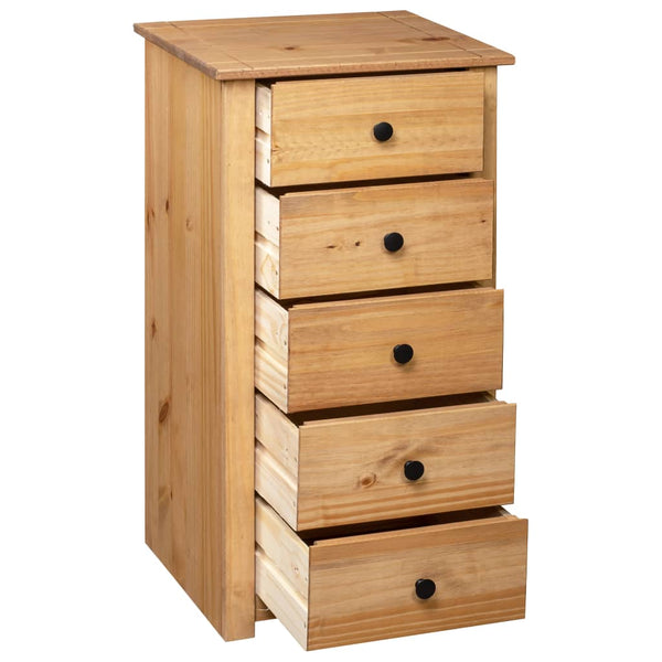 vidaXL Commode 46x40x89 cm Bois de pin Panama