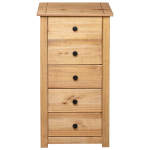 vidaXL Commode 46x40x89 cm Bois de pin Panama