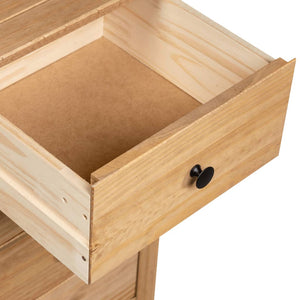 vidaXL Commode 46x40x89 cm Bois de pin Panama