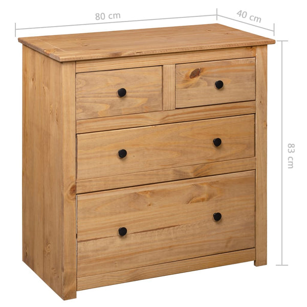 vidaXL Buffet 80x40x83 cm en pin massif Panama