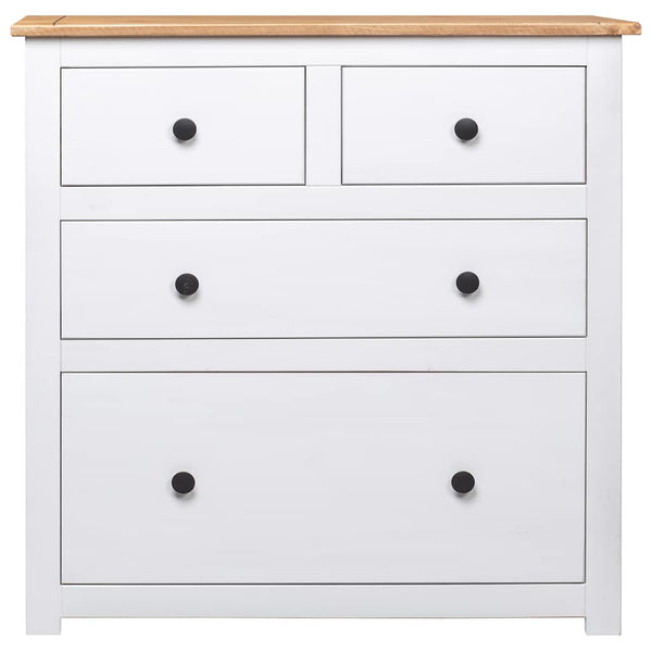 Sideboard Weiß 80x40x83 cm Kiefernholz Panama