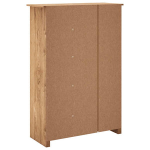 Kleiderschrank 3-Türig 118×50×171,5 cm Kiefer Panama Serie