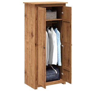 Kleiderschrank 80x50x171,5 cm Kiefernholz Panama