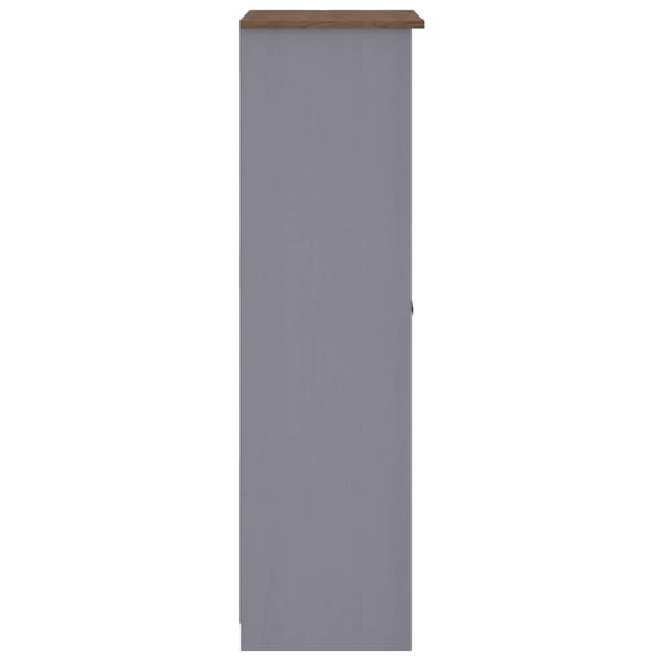 Kleiderschrank Grau 80x50x171,5 cm Kiefernholz Panama