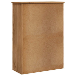 Bücherregal 80 x 35 x 110 cm Massivholz Panama-Kiefer