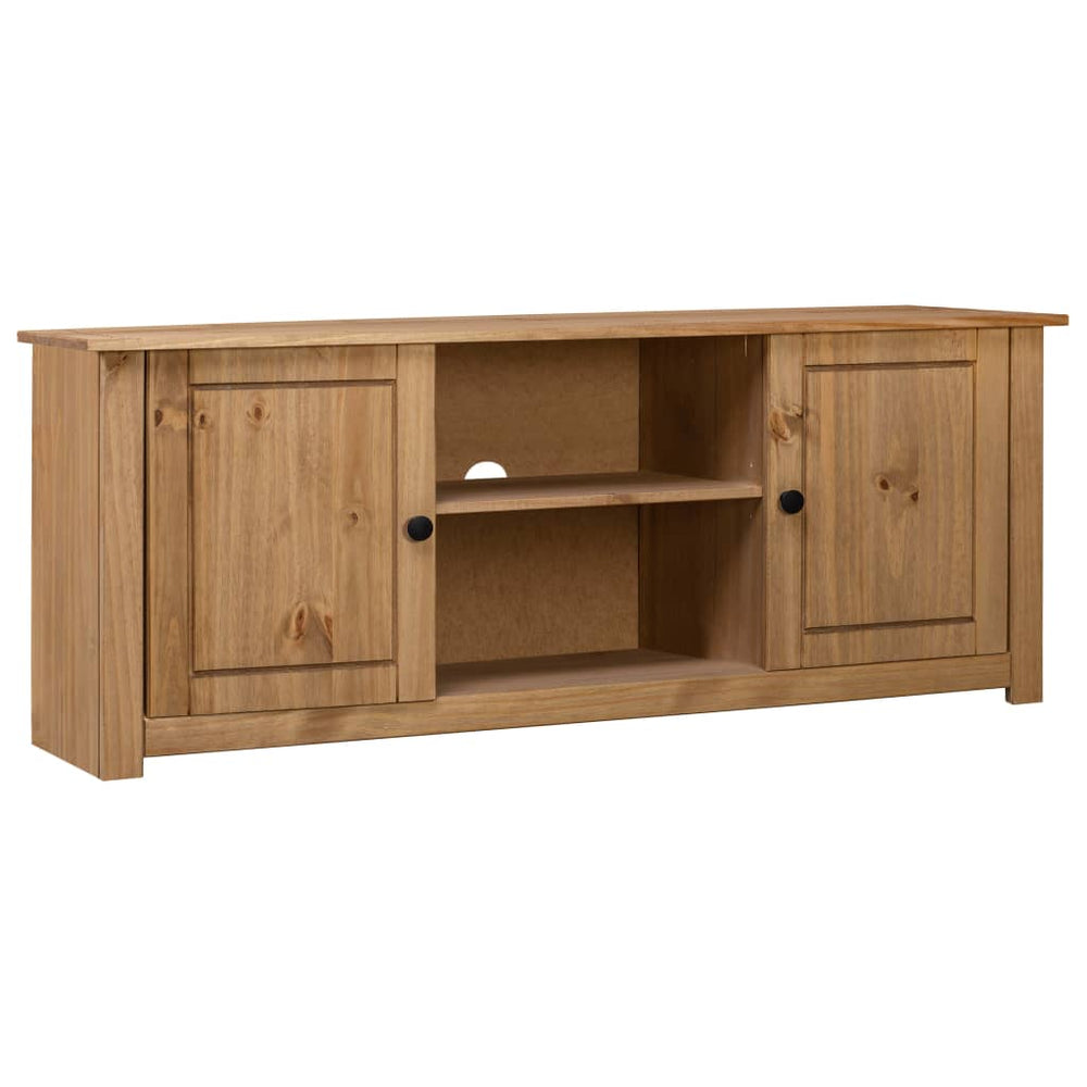 vidaXL Meuble TV 120 x 40 x 50 cm Bois massif Pin Panama