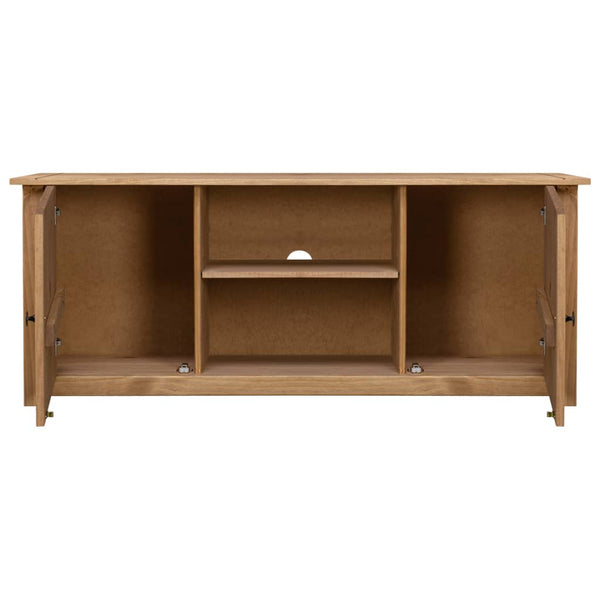 TV-Schrank 120 x 40 x 50 cm Massivholz Panama-Kiefer