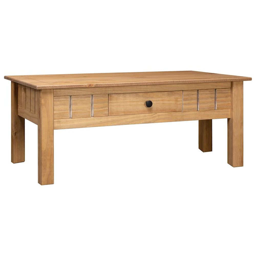 vidaXL Table basse 100x60x43,5 cm en pin massif Panama