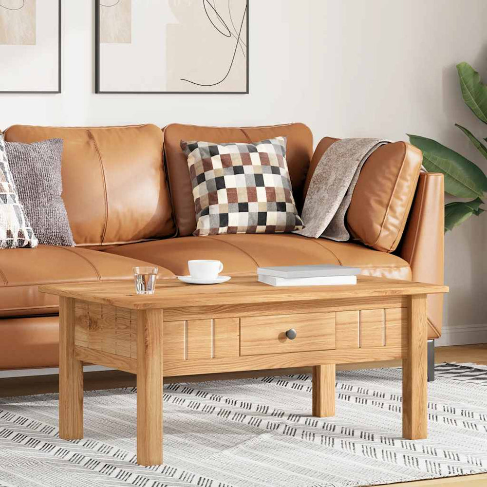 vidaXL Table basse 100x60x43,5 cm en pin massif Panama