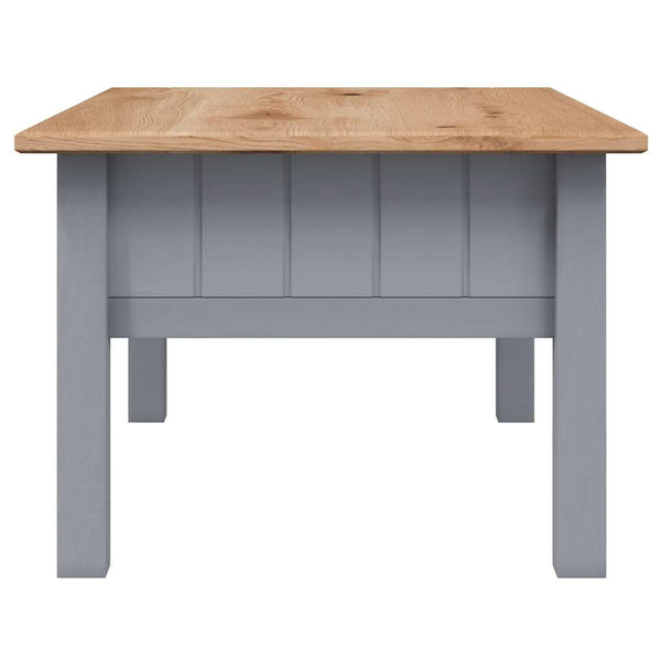 Couchtisch Grau 100x60x43,5 cm Massivholz Panama-Kiefer