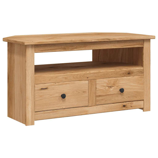 vidaXL Meuble TV d'angle 93 x 49 x 49 cm en pin massif Panama