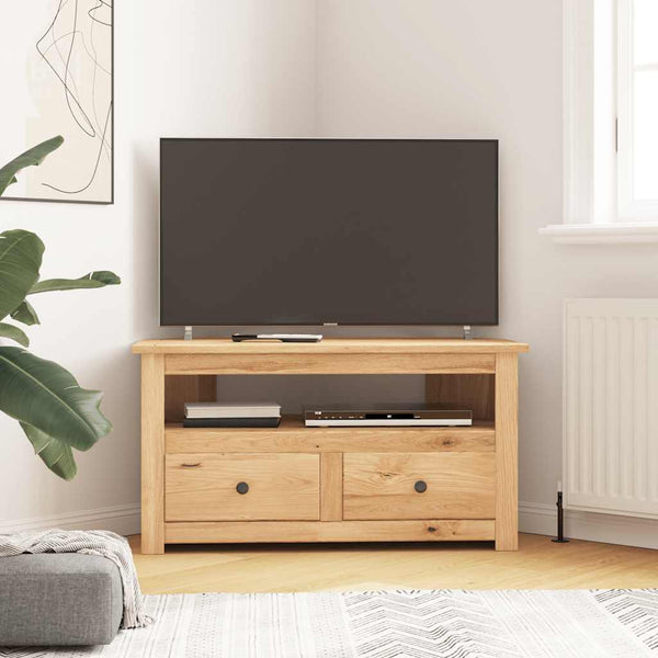 TV-Eckschrank 93 x 49 x 49 cm Massivholz Panama-Kiefer