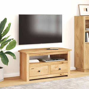 TV-Eckschrank 93 x 49 x 49 cm Massivholz Panama-Kiefer