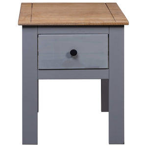 Nachttisch Grau 46x40x57 cm Kiefernholz Panama