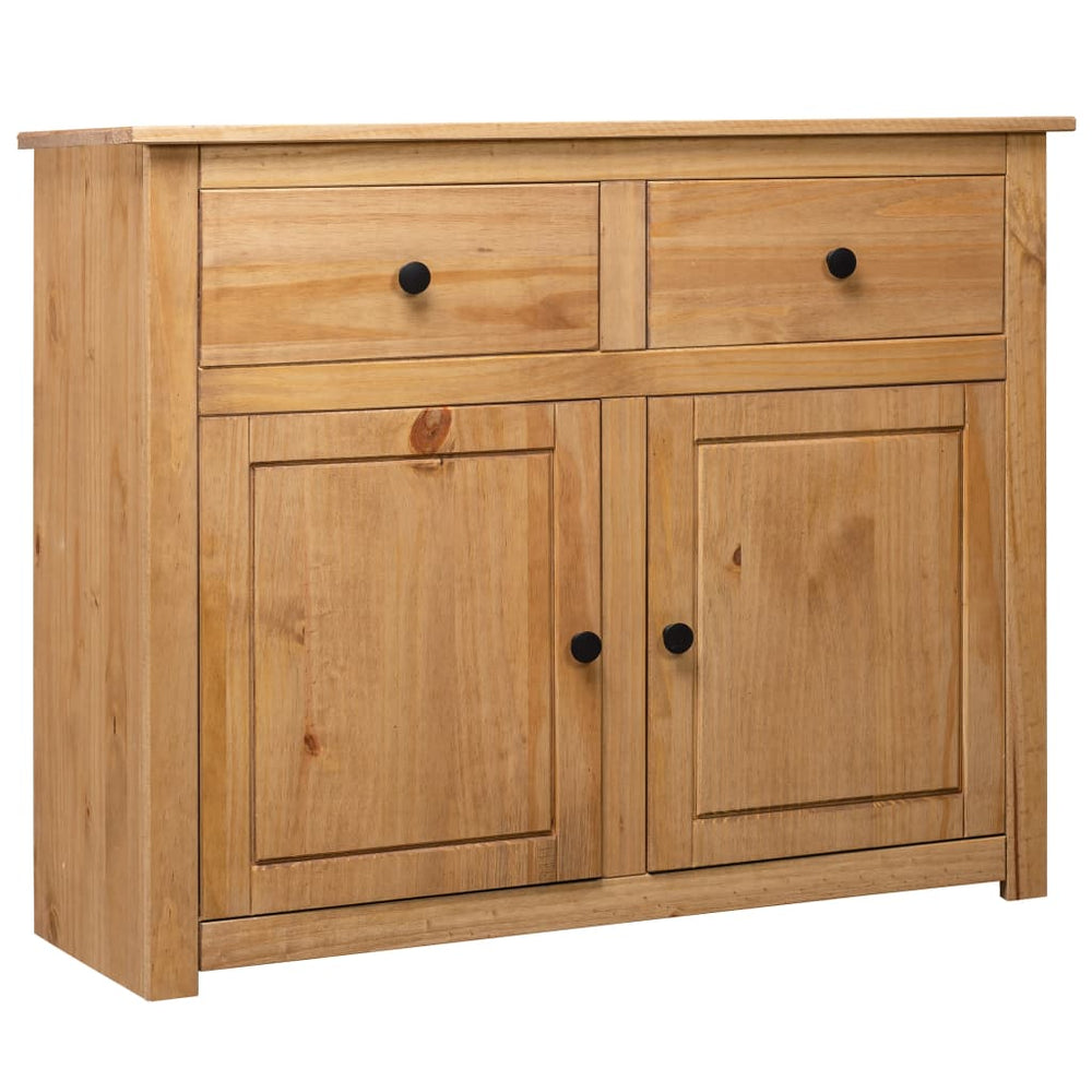 vidaXL Sideboard 93x40x80 cm Pine Wood Panama