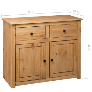 Sideboard 93x40x80 cm Kiefernholz Panama