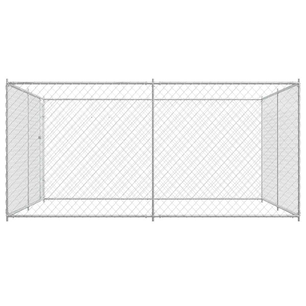 Outdoor-Hundezwinger 383x383x185 cm