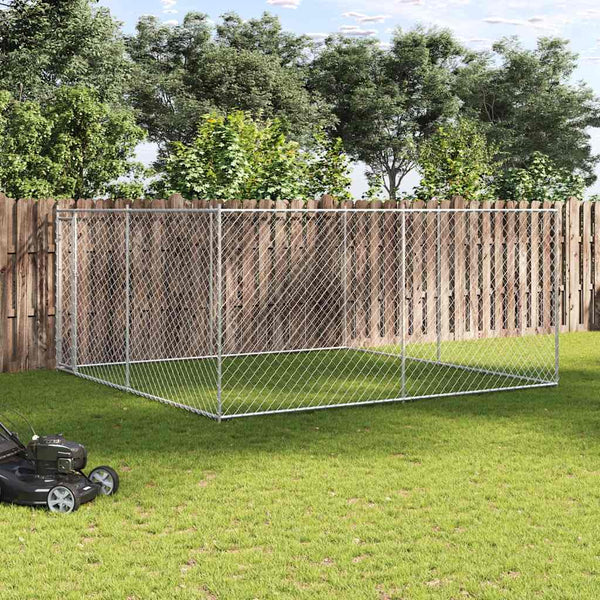 Outdoor-Hundezwinger 383x383x185 cm
