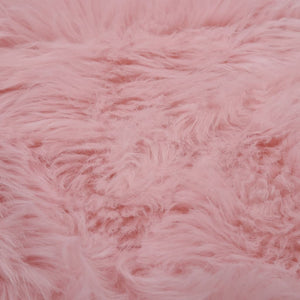 Teppich 60x90 cm Künstlicher Schafspelz Rosa
