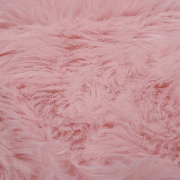 Teppich 60x90 cm Künstlicher Schafspelz Rosa