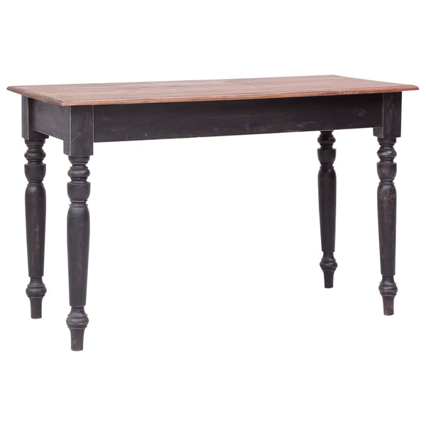 vidaXL Bureau avec 3 tiroirs 117×57×75 cm Bois massif d'acajou