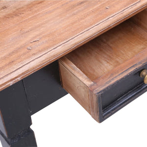 Schreibtisch mit Schubladen 90x50x101 cm Altholz Massiv