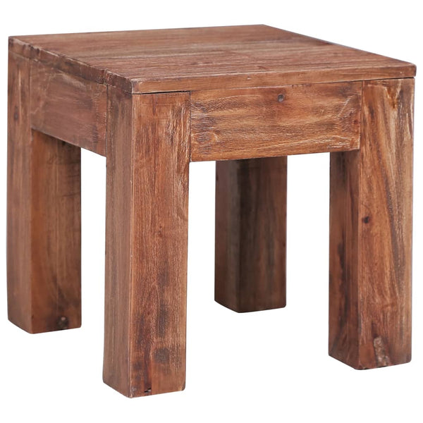 vidaXL Table basse 30x30x30 cm en bois de récupération massif