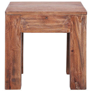 vidaXL Table basse 30x30x30 cm en bois de récupération massif