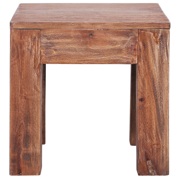 vidaXL Table basse 30x30x30 cm en bois de récupération massif