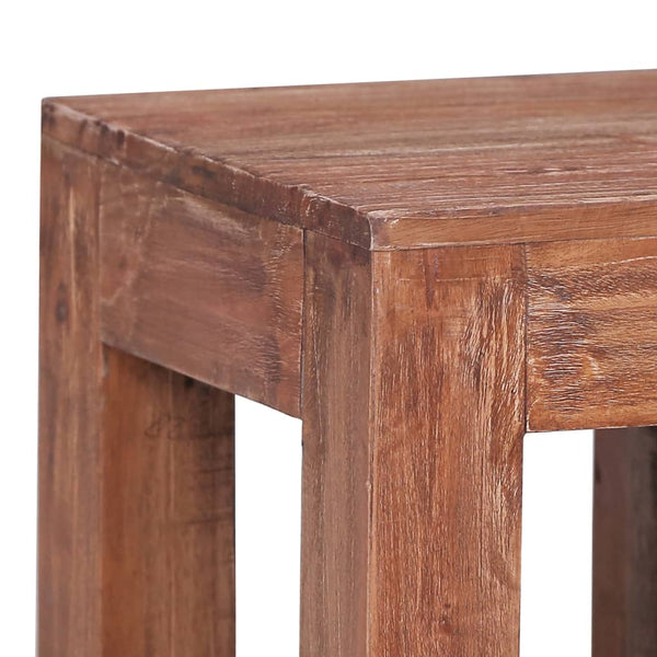 vidaXL Table basse 30x30x30 cm en bois de récupération massif