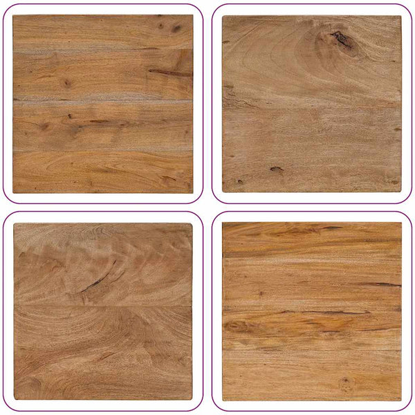 Couchtisch aus Rundholz 40x40x40 cm Massivholz