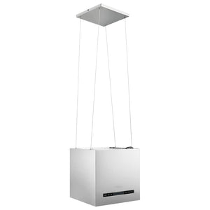 Inselhaube Edelstahl Touch-Sensor LCD 37cm