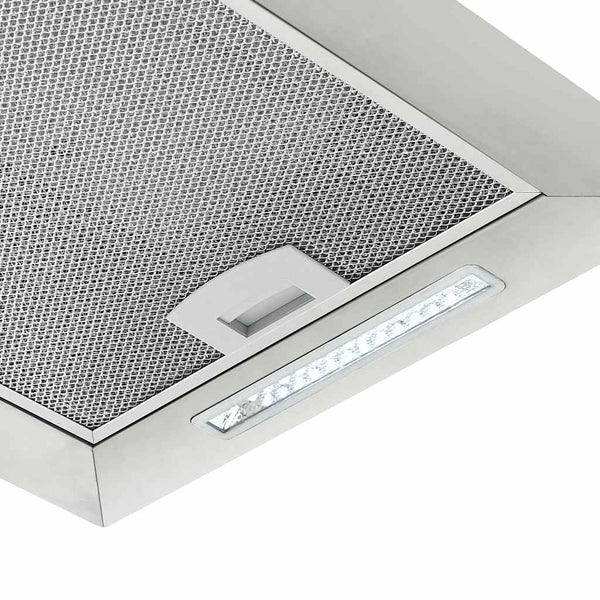 Inselhaube Edelstahl Touch-Sensor LCD 37cm