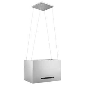 Inselhaube 55cm Edelstahl Touch-Sensor
