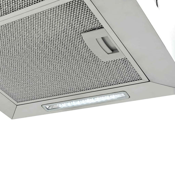 Inselhaube 55cm Edelstahl Touch-Sensor