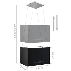 Inselhaube 55cm mit Touch-Sensor