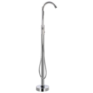 Freistehende Badewannenarmatur Edelstahl 118,5 cm